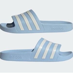 Adidas Adilette Aqua Women Slides IE8919 Halo Blue Womens Size US 8 New